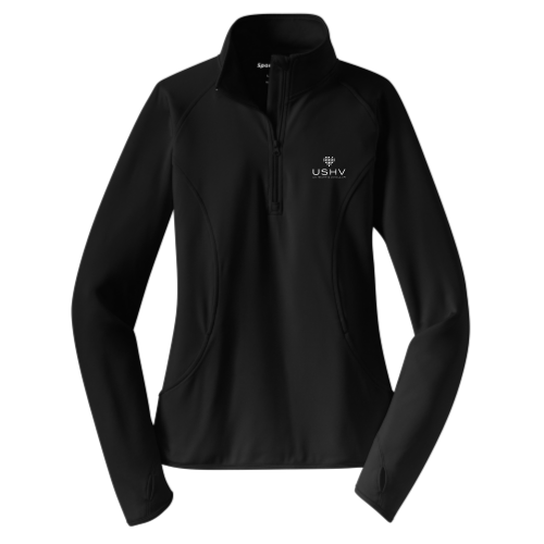USHV - Sport-Tek Ladies Sport-Wick Stretch 1/2-Zip Pullover