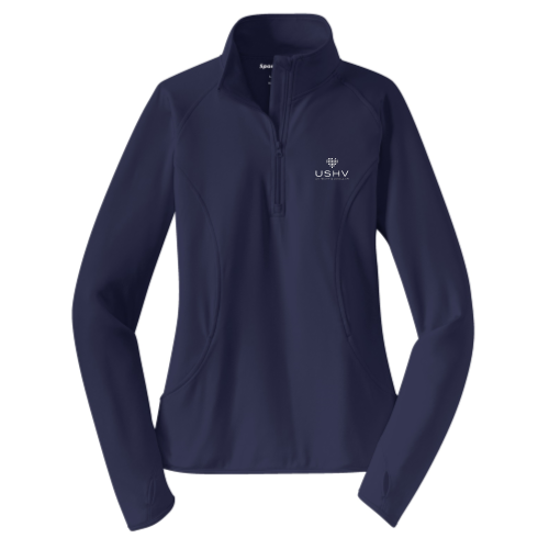 USHV - Sport-Tek Ladies Sport-Wick Stretch 1/2-Zip Pullover