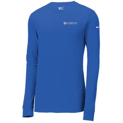 USHV - Nike Dri-FIT Cotton Poly Long Sleeve Tee