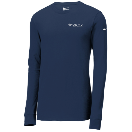 USHV - Nike Dri-FIT Cotton Poly Long Sleeve Tee