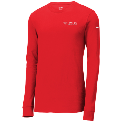 USHV - Nike Dri-FIT Cotton Poly Long Sleeve Tee