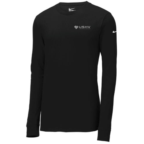 USHV - Nike Dri-FIT Cotton Poly Long Sleeve Tee